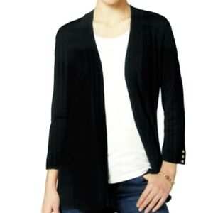 Charter Club Black Cardigan Sweater